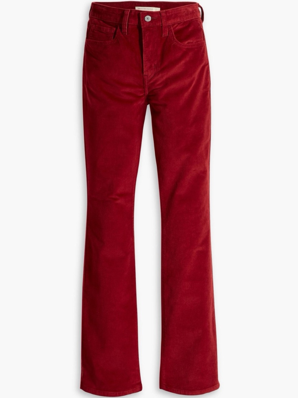 Levi’s Red Corduroy High Rise Bootcut 725